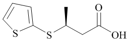 (3S)-3-(2-thienylthio)butanoic acid