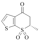 (6S)-5,6-Dihydro-6-methyl-4H-thieno[2,3-b]thiopyran-4-one 7,7-dioxide