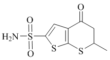 6-Methyl-4-oxo-5,6-dihydro-4H-thieno[2,3-b]thiopyran-2-sulfonamide