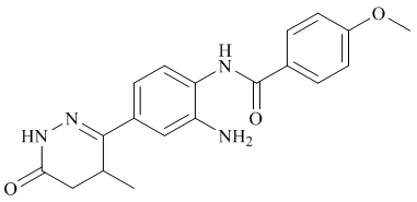 Benzamide,N-[2-amino-4-(1,4,5,6-tetrahydro-4-methyl-6-oxo-3-pyridazinyl)phenyl]-4-methoxy-
