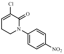 3-Chloro-5,6-dihydro-1-(4-nitrophenyl)-2(1H)-pyridinone