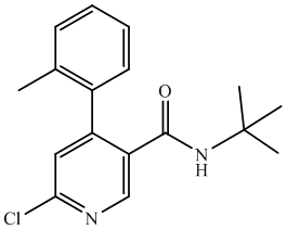 N-tert-Butyl-6-chloro-4-o-tolylnicotinamide